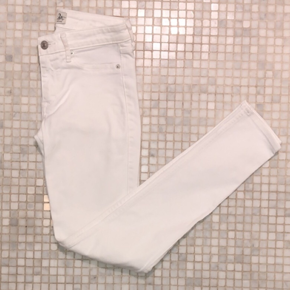 Abercrombie and Fitch White Jeans